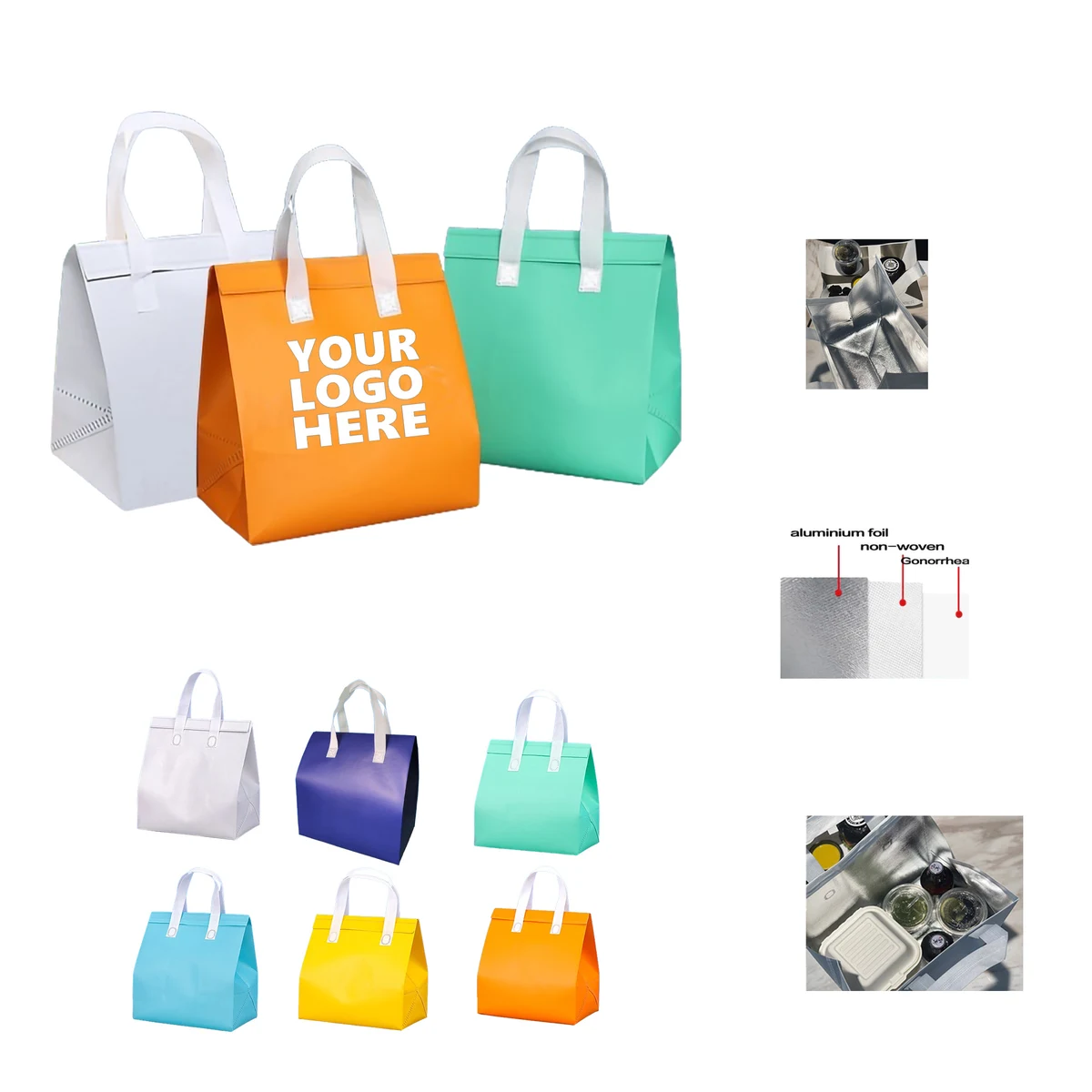 Waterproof Cooler Insulated Tote Bag MOQ50 1