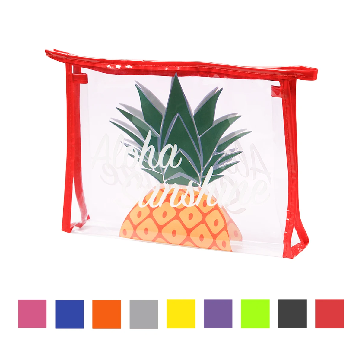 Clear Travel Toiletry Zipper Bag 1
