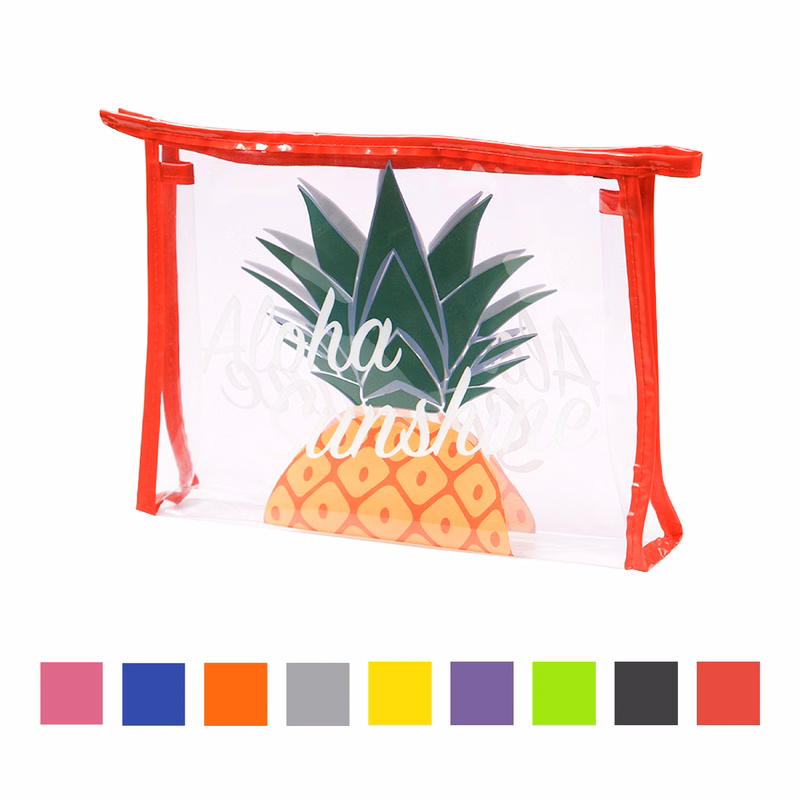 Clear Travel Toiletry Zipper Bag