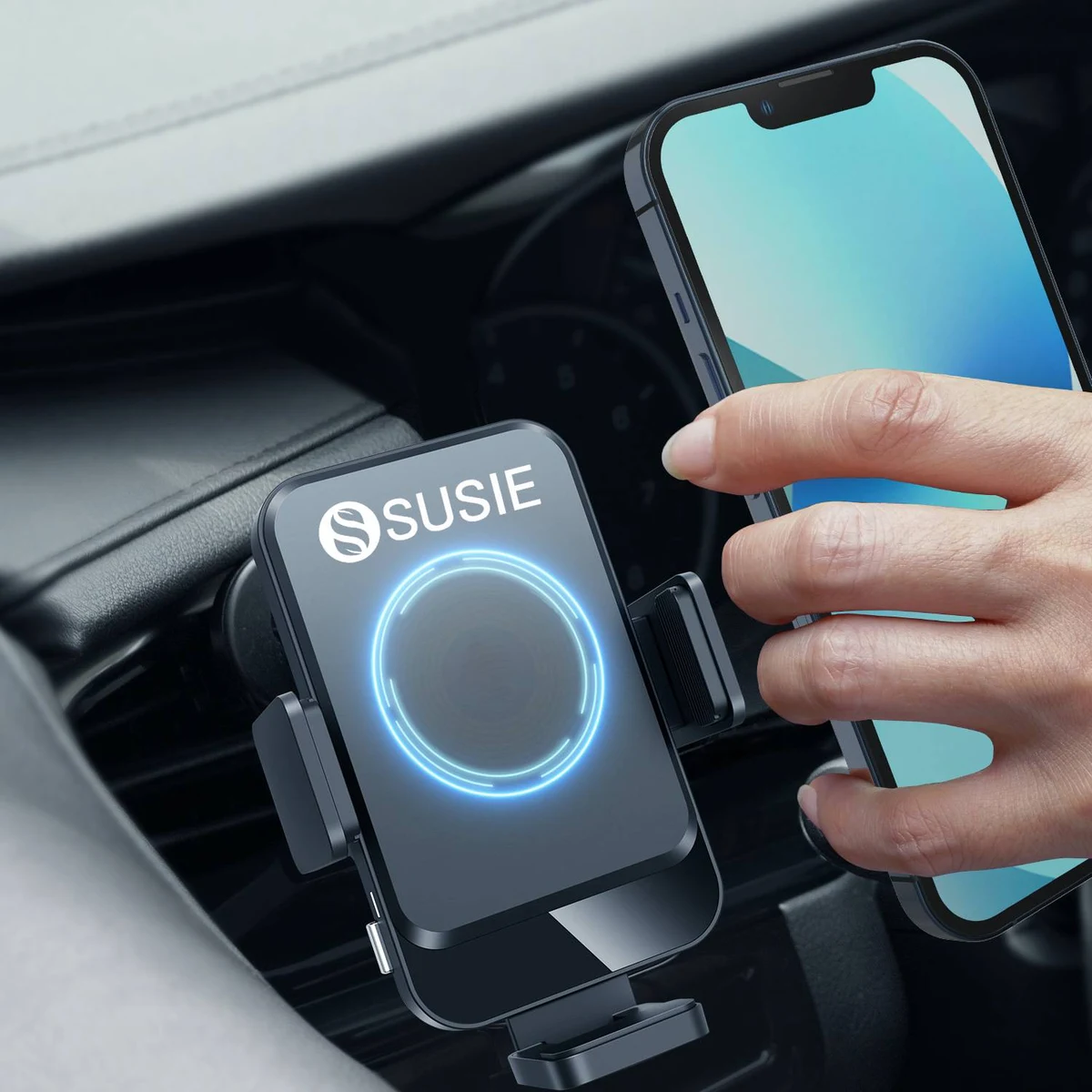 Auto magnetic car wireless charger 1