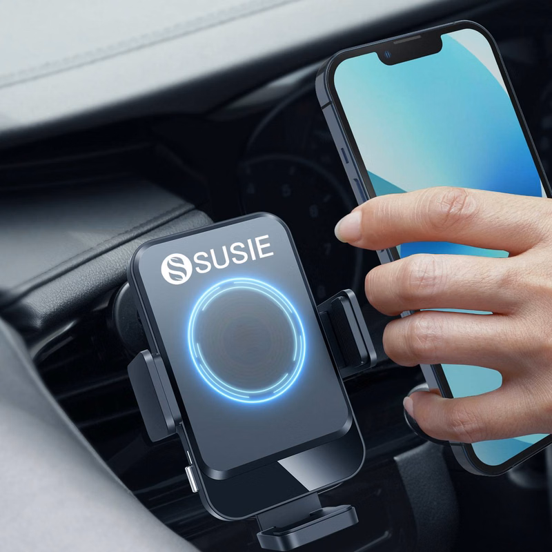 Auto magnetic car wireless charger