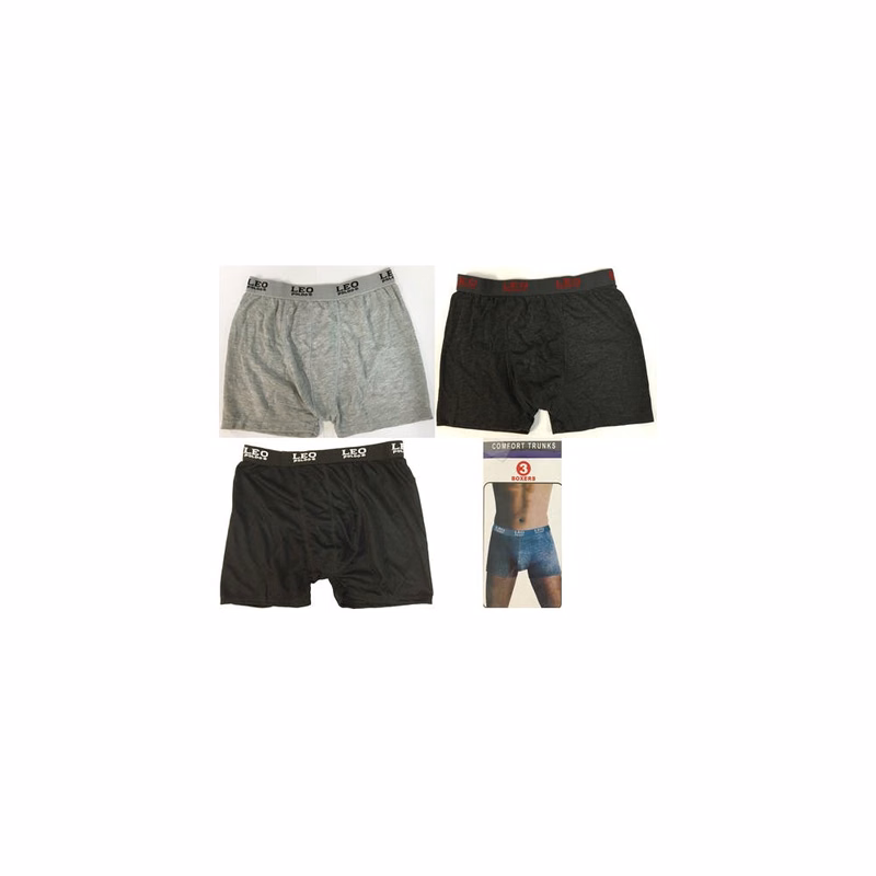 Men's Knit Boxers - Assorted 3 Pack