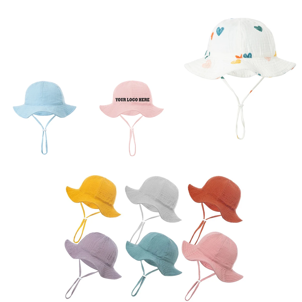 Cotton Baby Fisherman's Hat 1