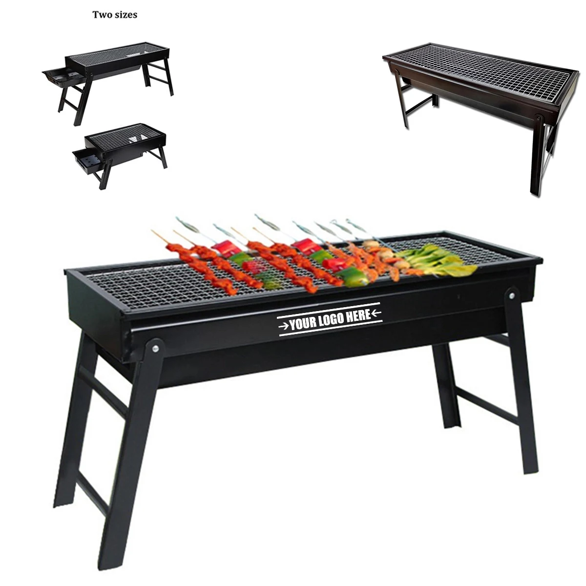 Charcoal Barbecue Foldable Grill for Outdoor 1