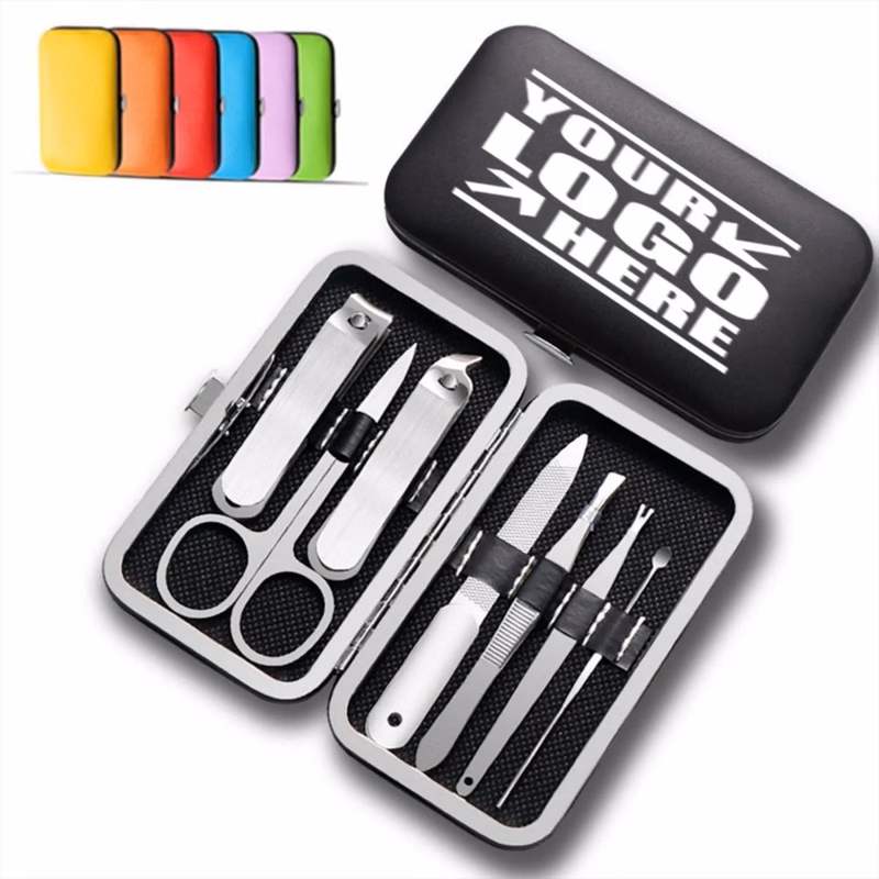 7 Pcs Portable Stainless Steel Manicure Set