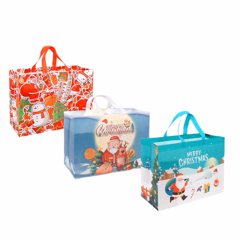 Eco-Friendly Non-Woven Christmas Tote Bags