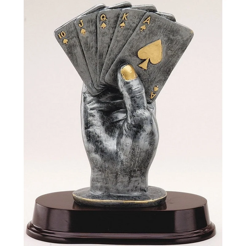Hand Of Cards Resin 1