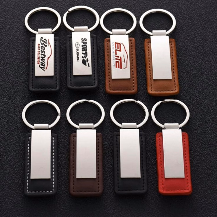 Leather Strap Keychain