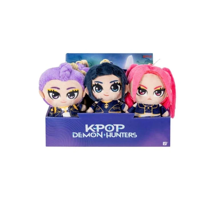 K-Pop Demon Hunters Plush Clip On Assorted - 4" 1