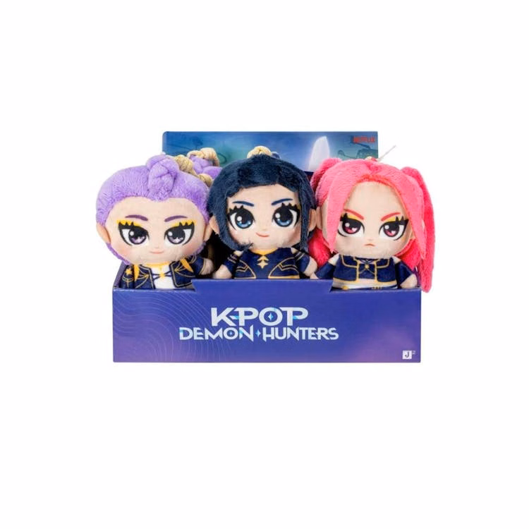 K-Pop Demon Hunters Plush Clip On Assorted - 4"