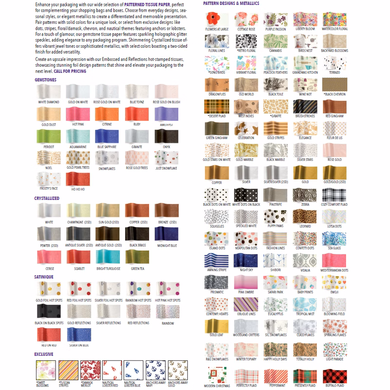 Stock Exclusive Designer Tissue