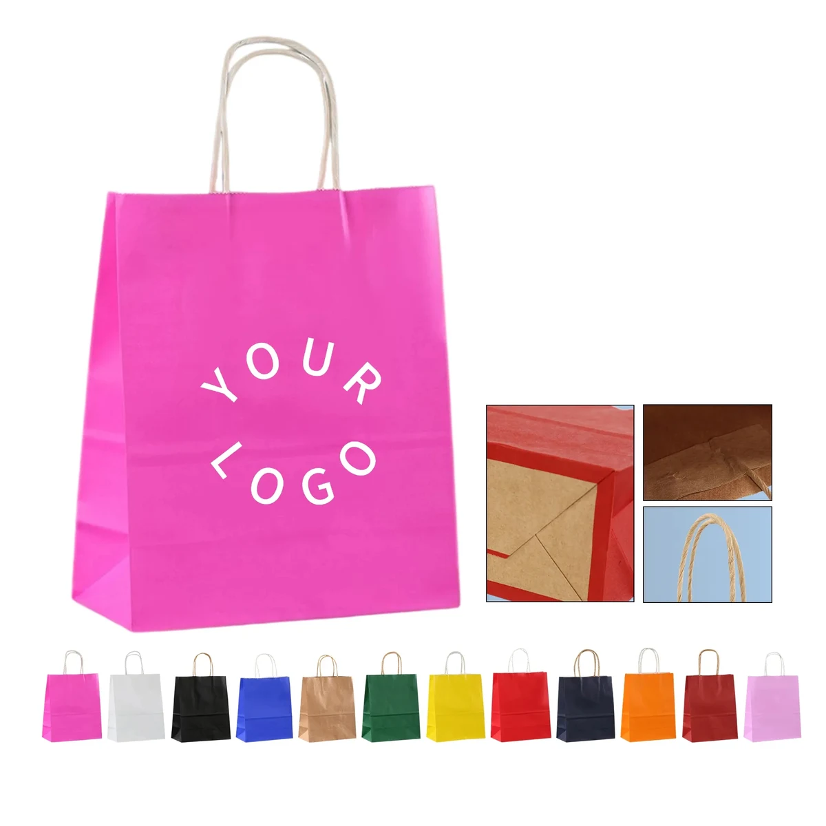 Double Cup Kraft Paper Tote Bag 1