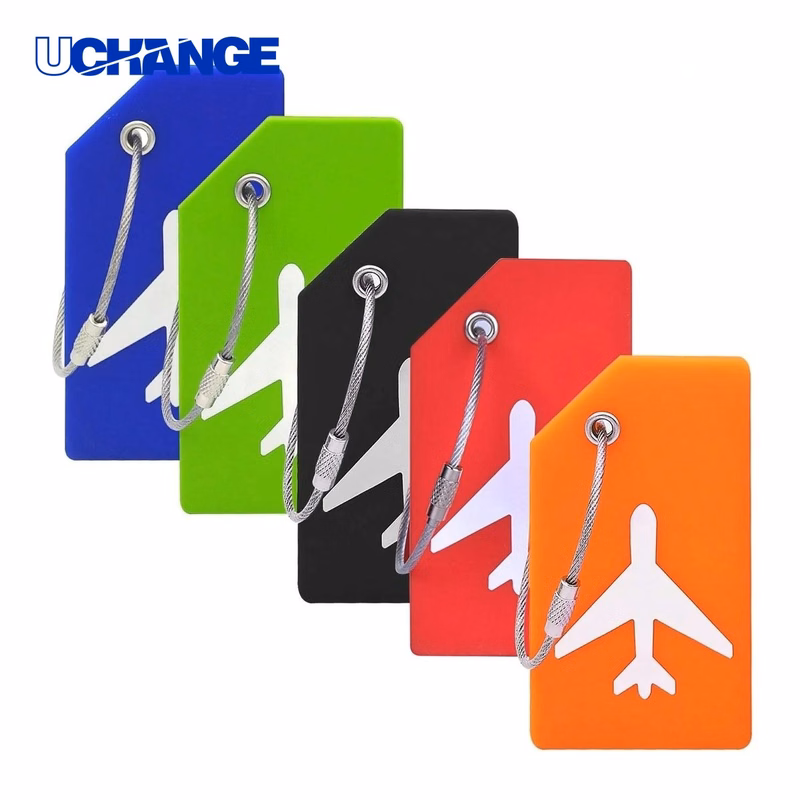 Silicone Luggage Tag with Name Card Travel ID Solution
