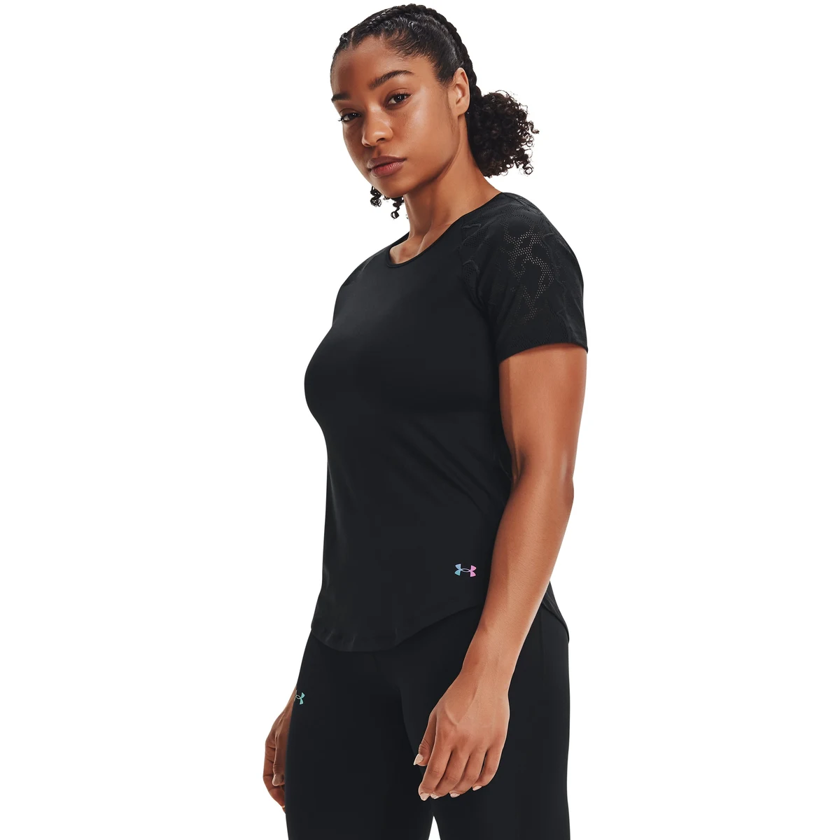 Women's UA RUSH HeatGear Short Sleeve 1