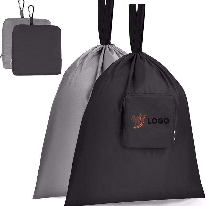 Collapsible Laundry Basket With Carabiner