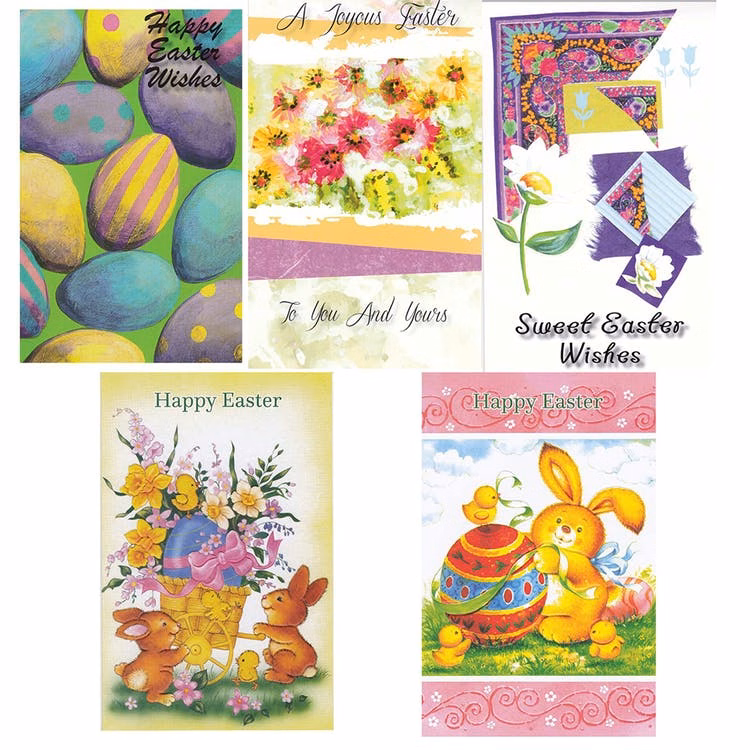 Easter Cards - Assorted 5"x7.75"