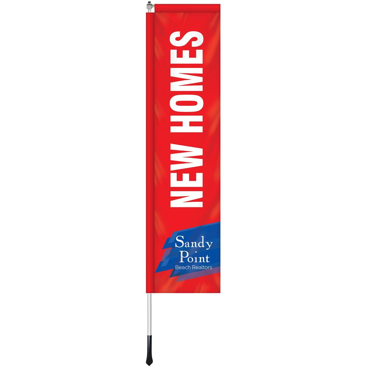 2' X 8' Custom Single Reverse Windchaser Flag Kit 1