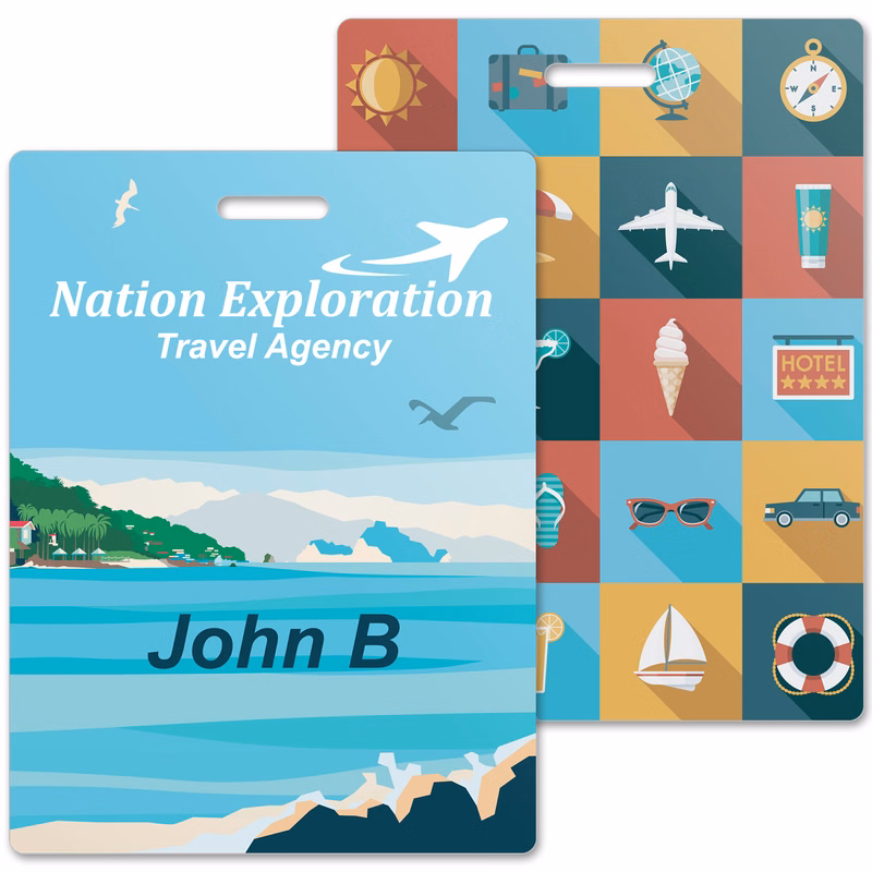 Full Color ID Badge - 3" x 4"