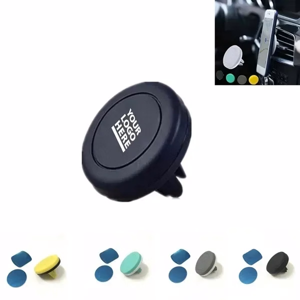 Custom 1.75 Inch Magnetic Car Vent Mount — Smartphone Holder Promo Item