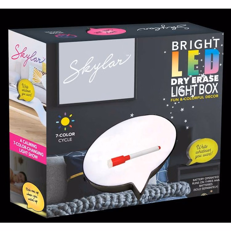 Bright LED Dry Erase Light Box