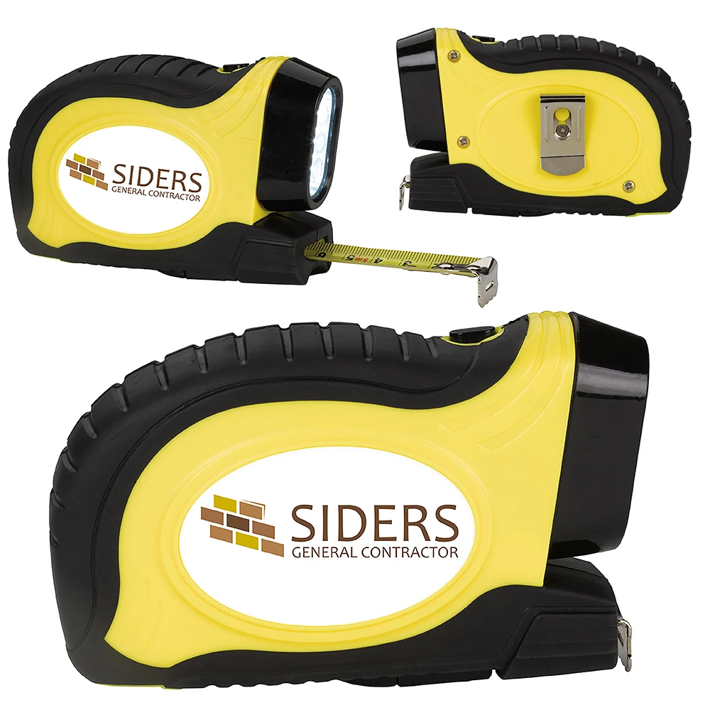 Tape Measure with LED Flashlight 1