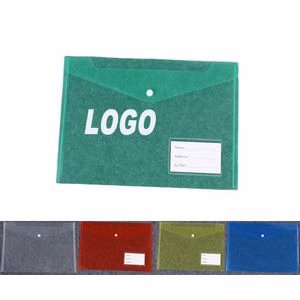 A4 Clear File Bags With Snap Button