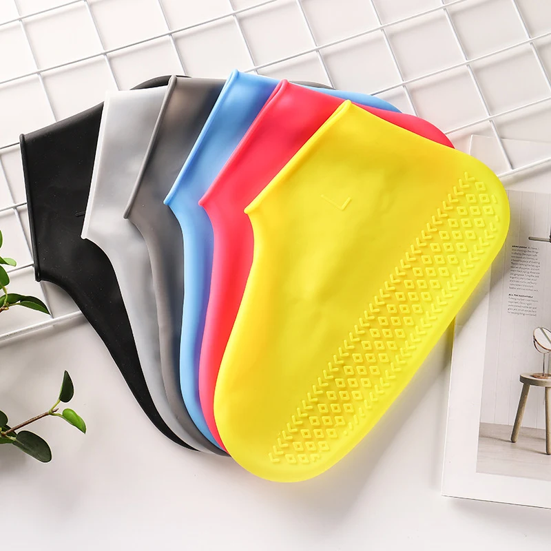 Custom Waterproof Non-slip Silicone Shoes Covers for Aults and Kids 1