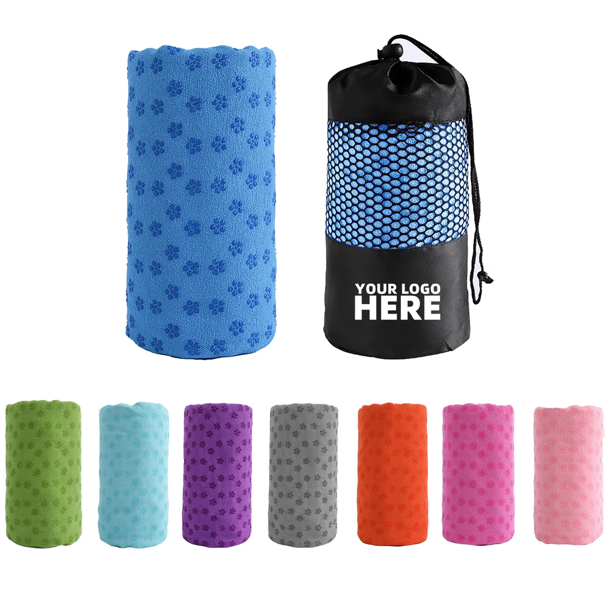 Hot Yoga Mat Towel With Grip Dot 1