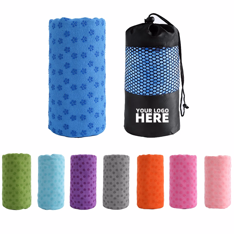 Hot Yoga Mat Towel With Grip Dot