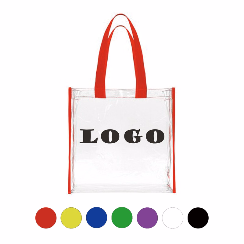 Customized PVC transparent handbags