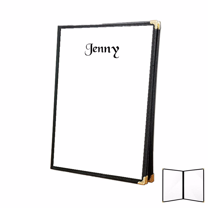 Transparent Menu Cover