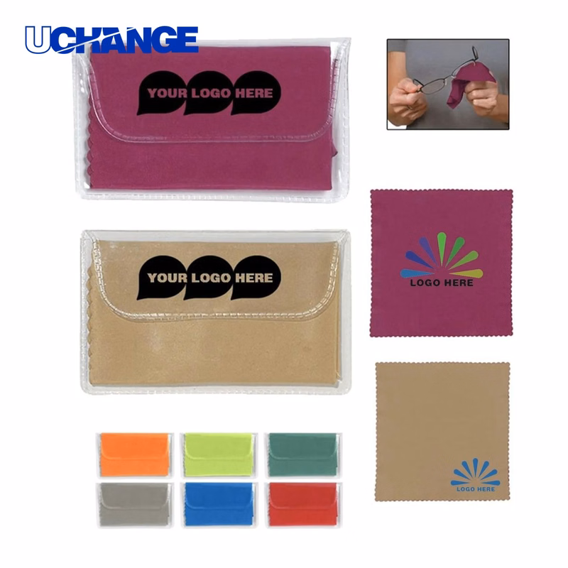 Full-Color Microfiber Cleaning Cloth Wiper with PVC Case