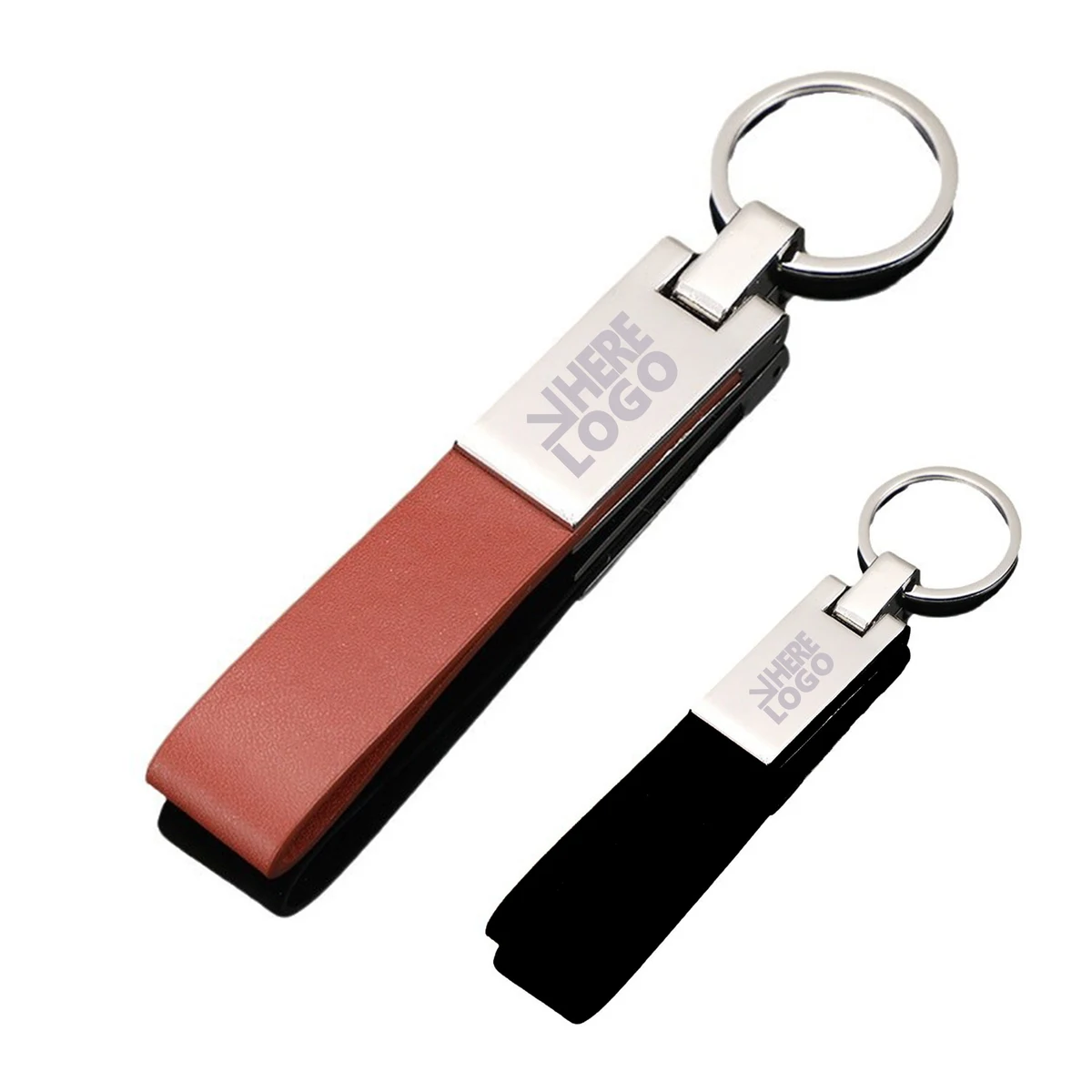MOQ 20 Leather Loop Keychain Premium 1