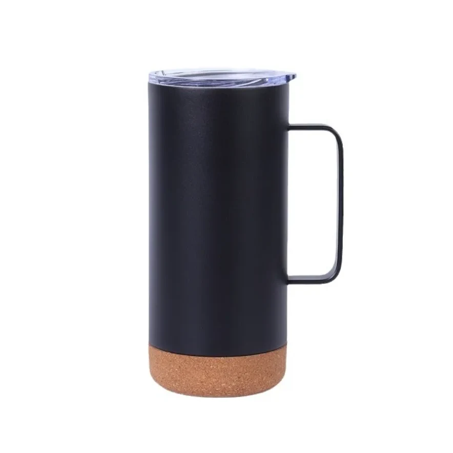 Stainless Steel Insulated Cup With Cork Bottom 1