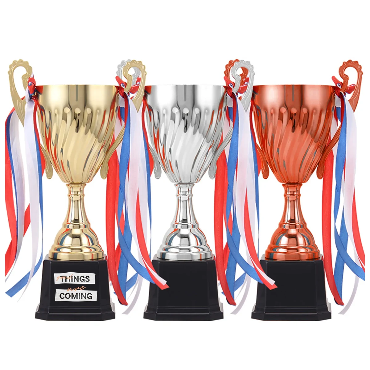 Metal Trophy Logo Customization For Competitions Business 1