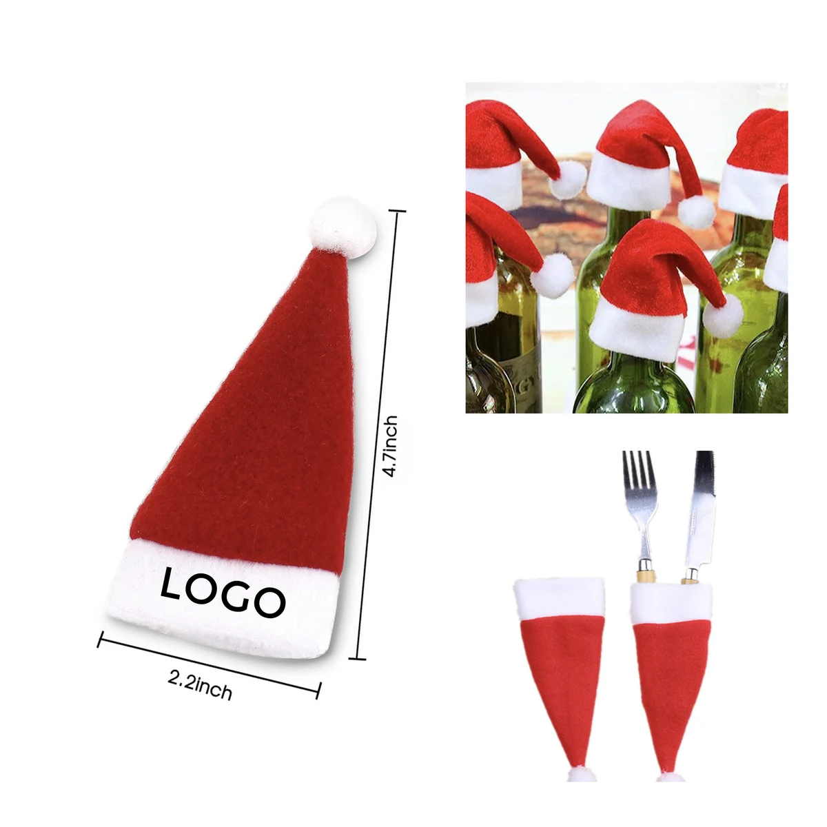 MOQ 10 PCS Stylish Christmas Wine Bottle Cap 1