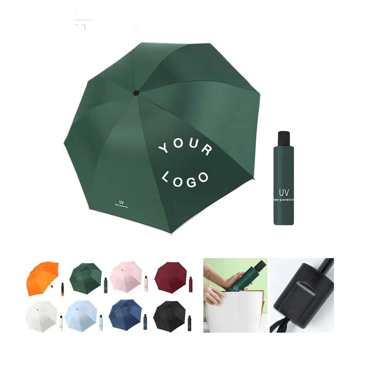 Sturdy Umbrella with Windproof 8 Rib Construction 1