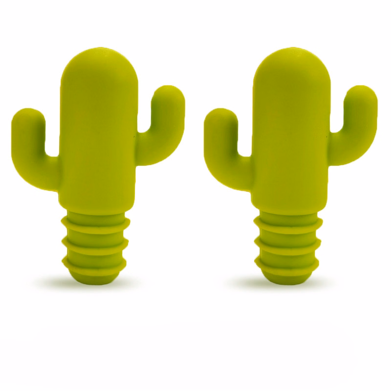 Cactus Shaped Silicone Wine Bottle Stopper