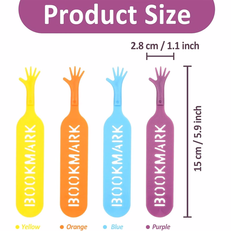 Fun Four Finger Bookmarks Sets