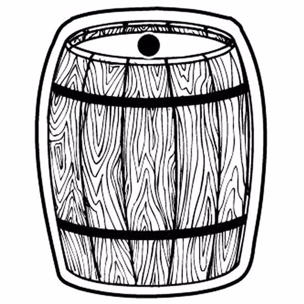 Barrel 2 Key Tag (Spot Color)