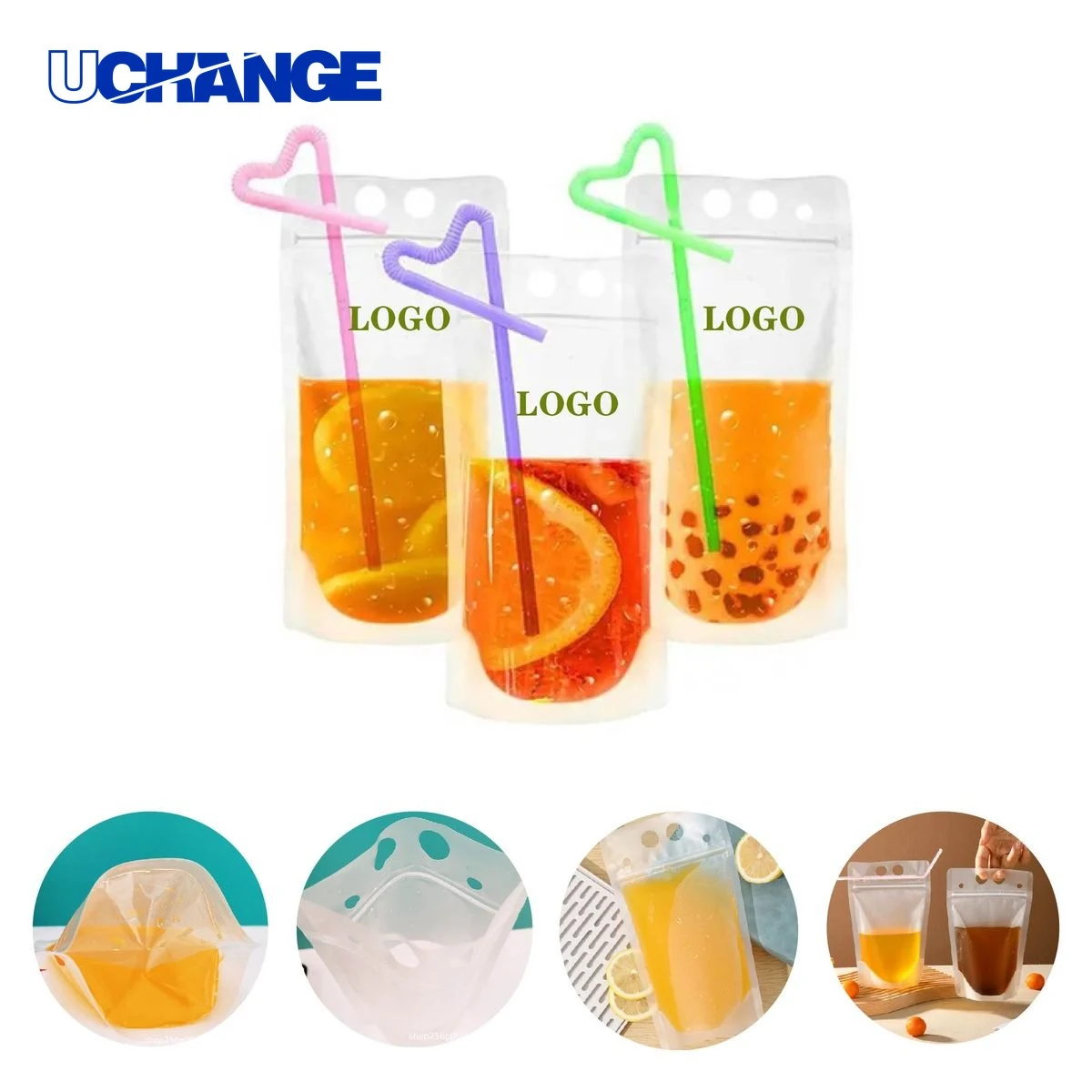 Reusable Drink Pouch Organizer 17 oz 1