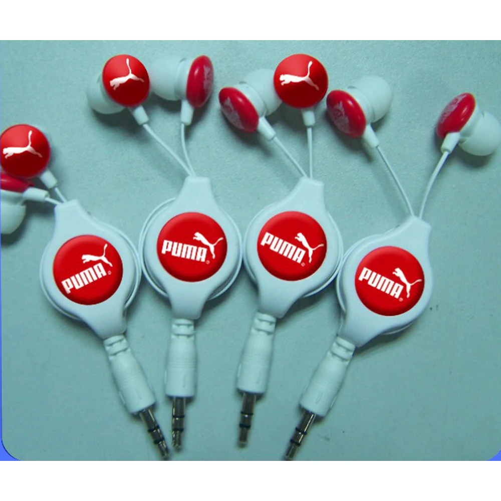 80cm PU Retractable Earbuds/Earphone 1