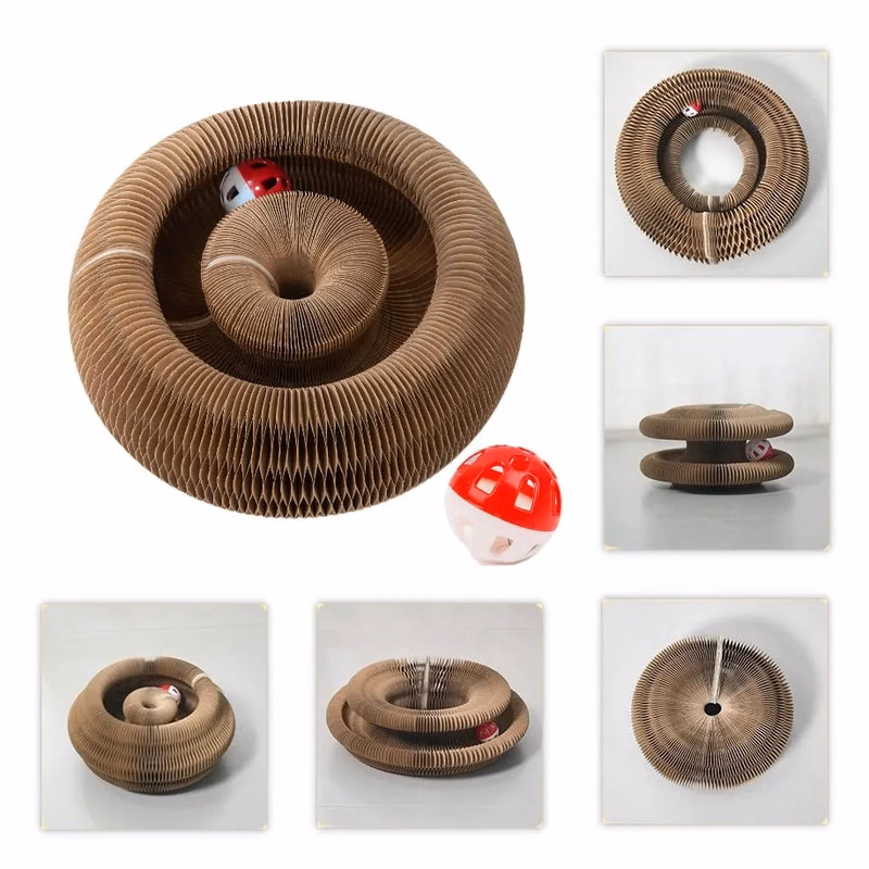 Pet Supplies Corrugated Paper Cat Scratch Toy