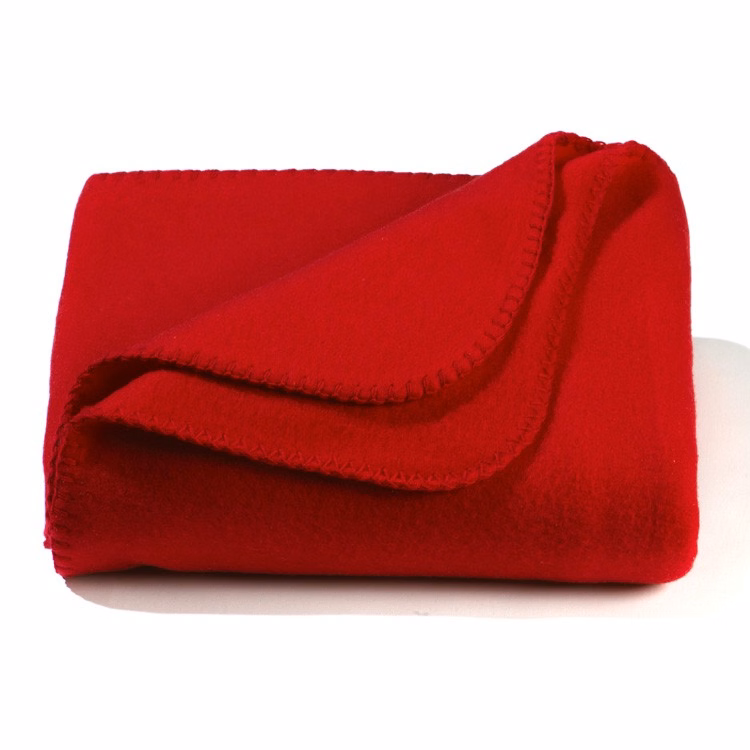CLOSEOUT - Red Value Fleece Throw Blanket