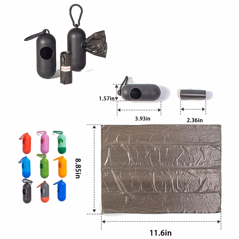 Portable Pet Poop Scooper with Disposable Waste Bags
