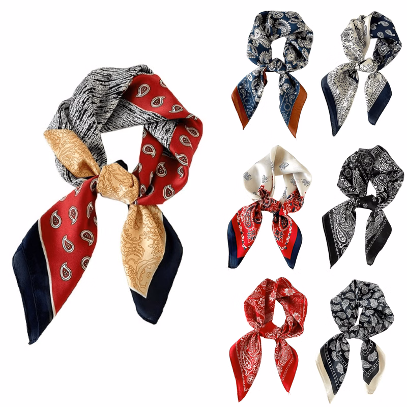 Elegant Paisley Print Bandana