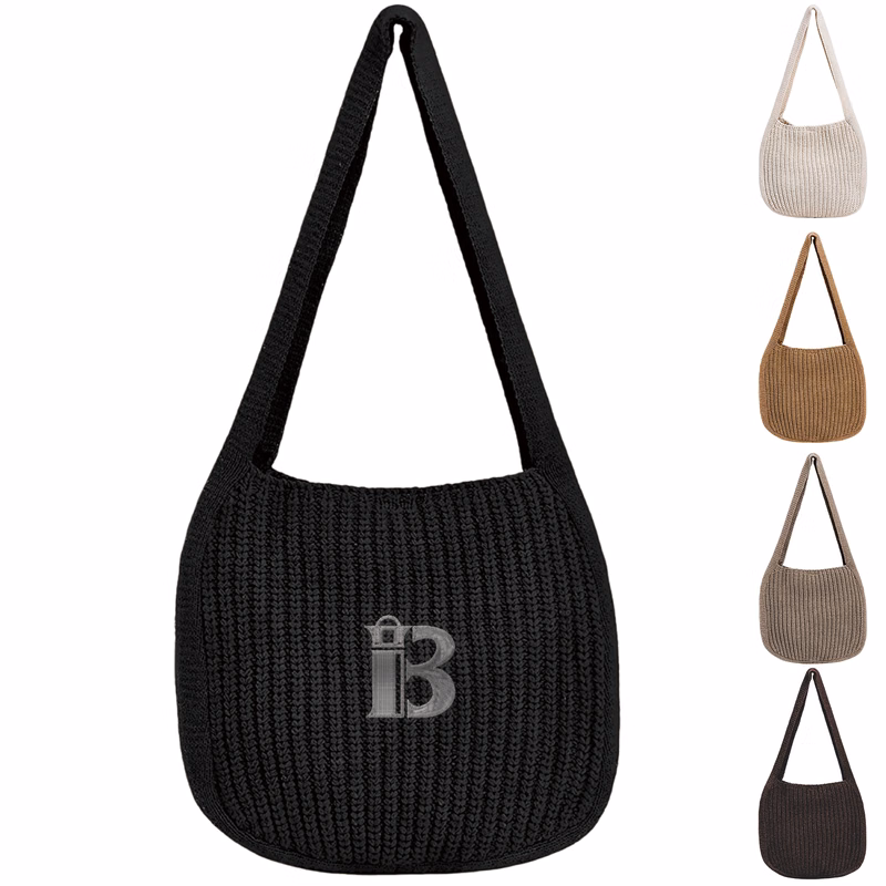 Lightweight Vintage Style Woven Crossbody Bag