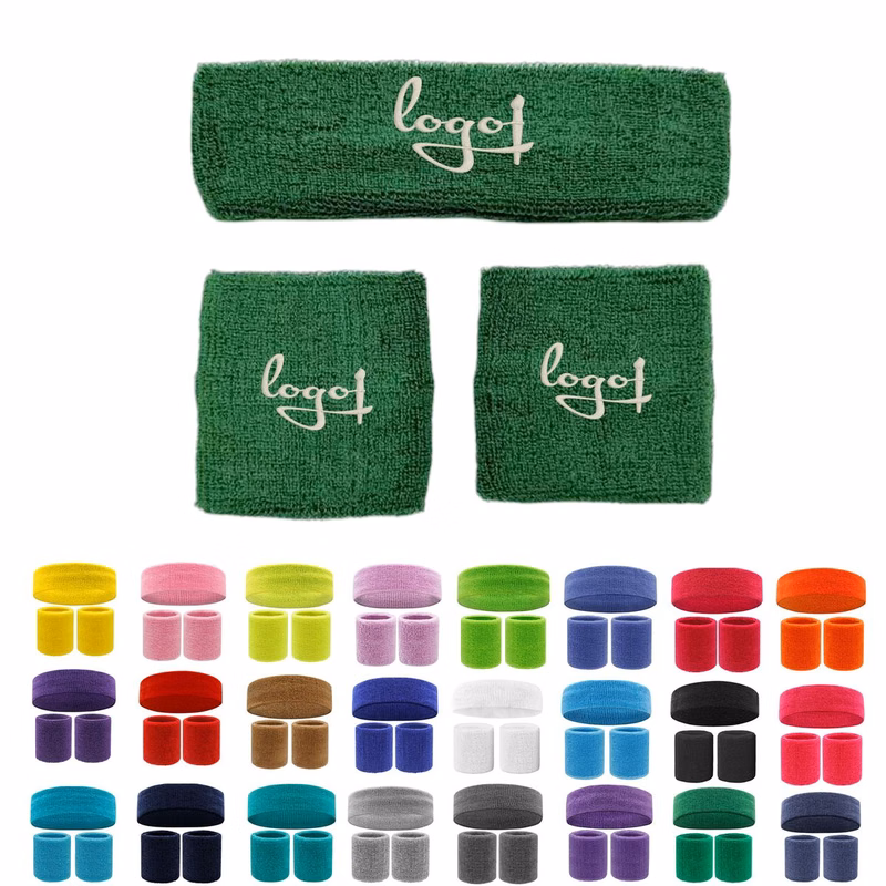 3 Pcs Sport Headbands Wristband