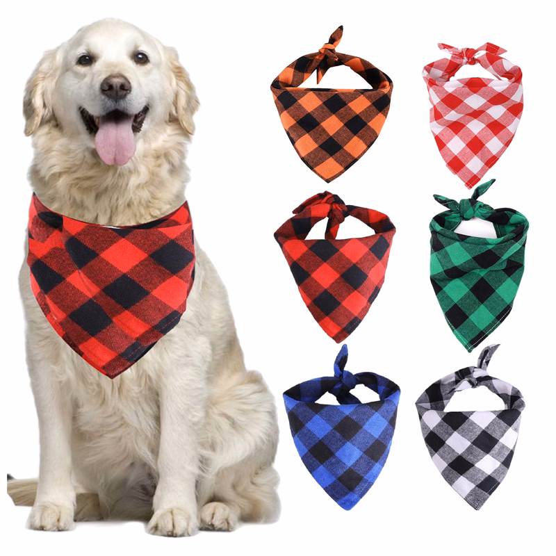 Plaid Dog Bandana