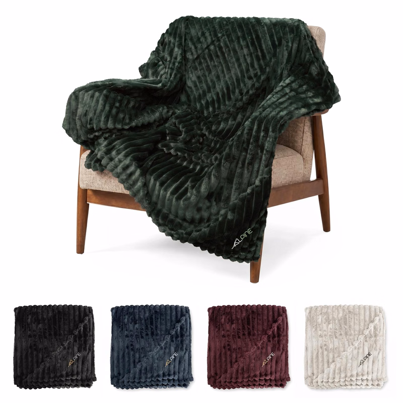 Alpine Faux Fur Polyester Blanket